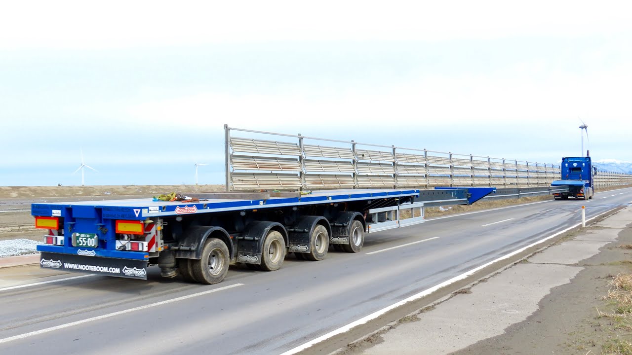 ブレード輸送トレーラー【播州商運倉庫さん SCANIA R650】