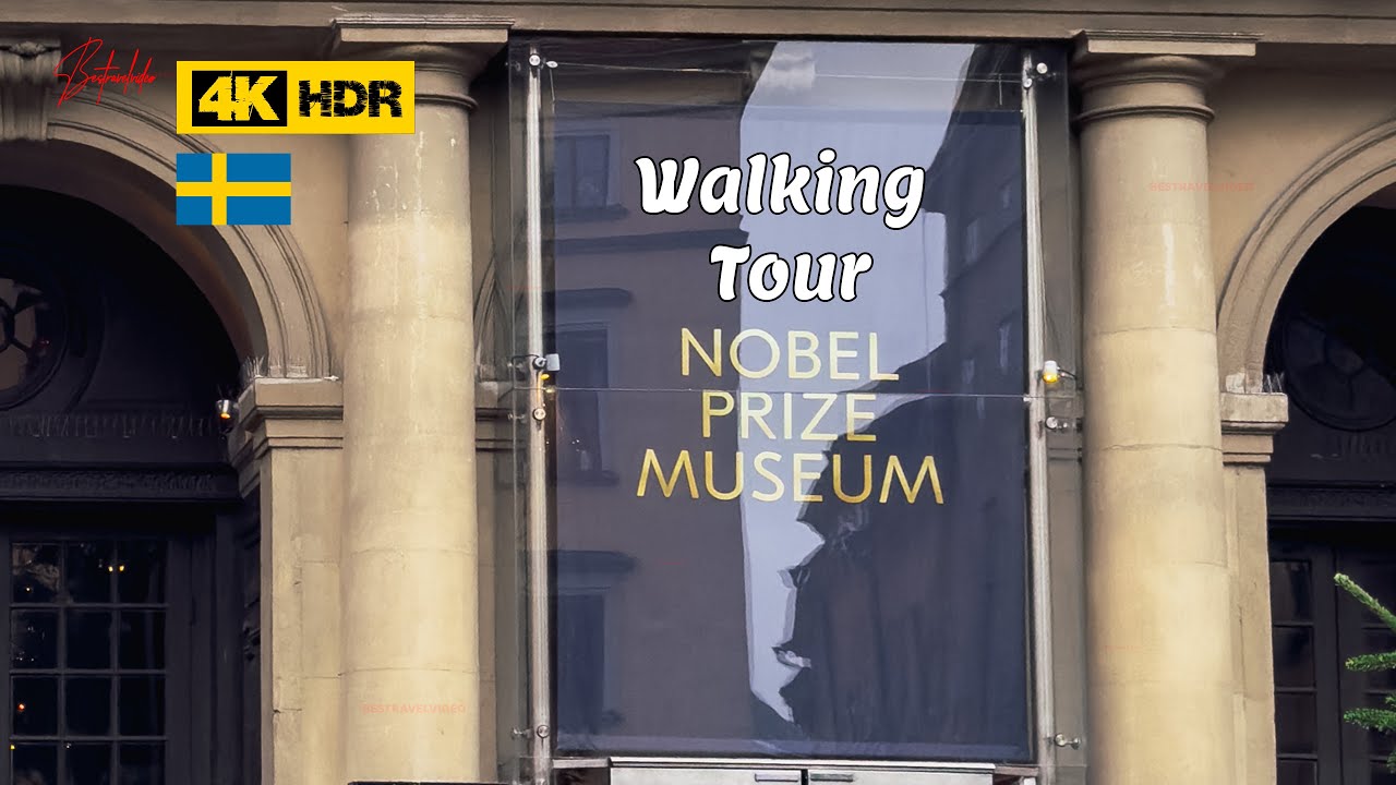 Nobel Prize Museum Stockholm Sweden Tour Tickets info 4K