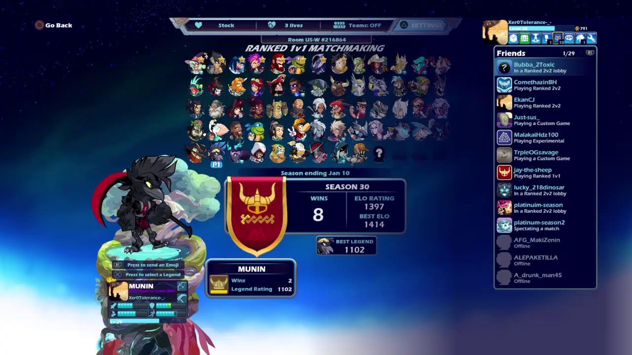 Brawlhalla Custom Room