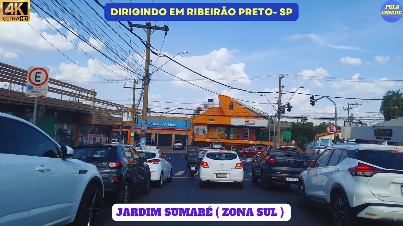 Ribeirão Preto - SP - Ruas e avenidas do Jardim Sumaré ( zona Sul) - 16/10/2025 - 【4K】