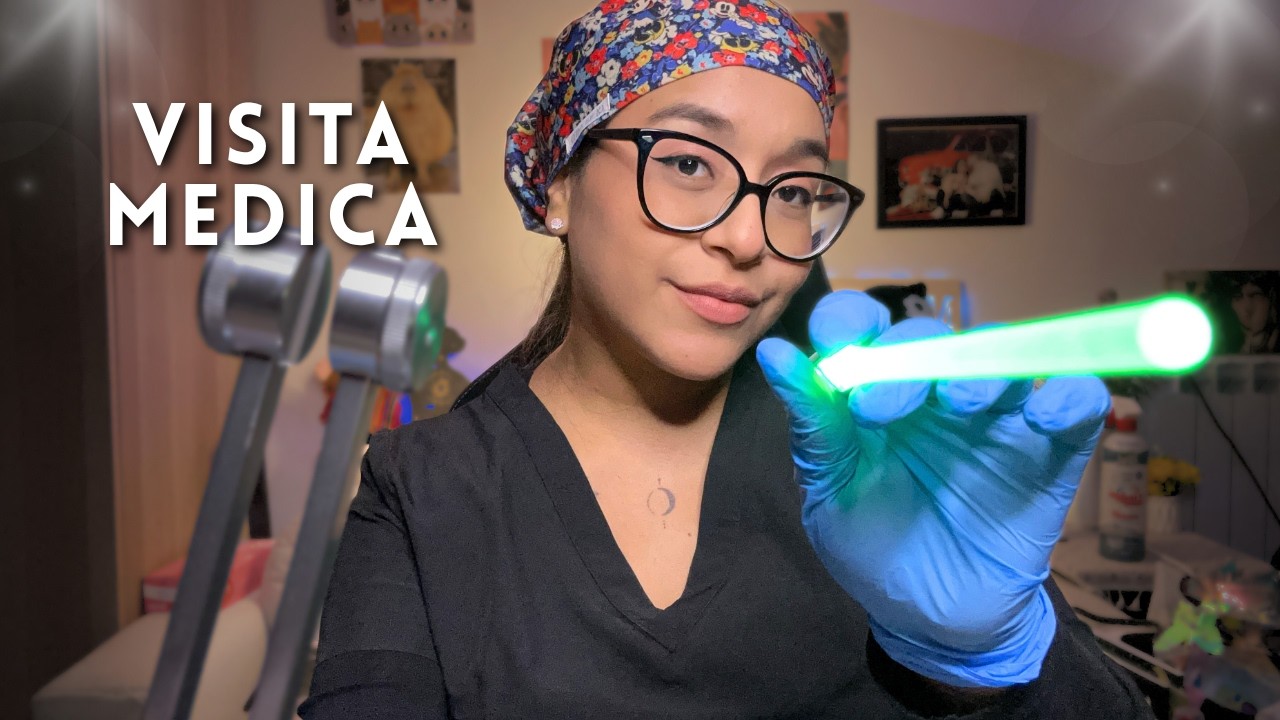 ASMR ITA | TI FACCIO UN ESAME DEI NERVI CRANICI | ROLEPLAY MEDICO PER DORMIRE 😴