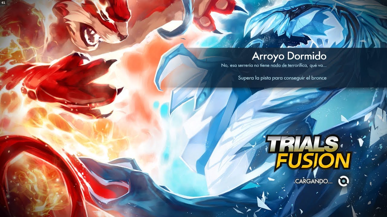 Trials Fusion (Español) de PC (Windows 11). Redlynx vs Allstars: Arroyo Dormido (Dificultad Difícil)