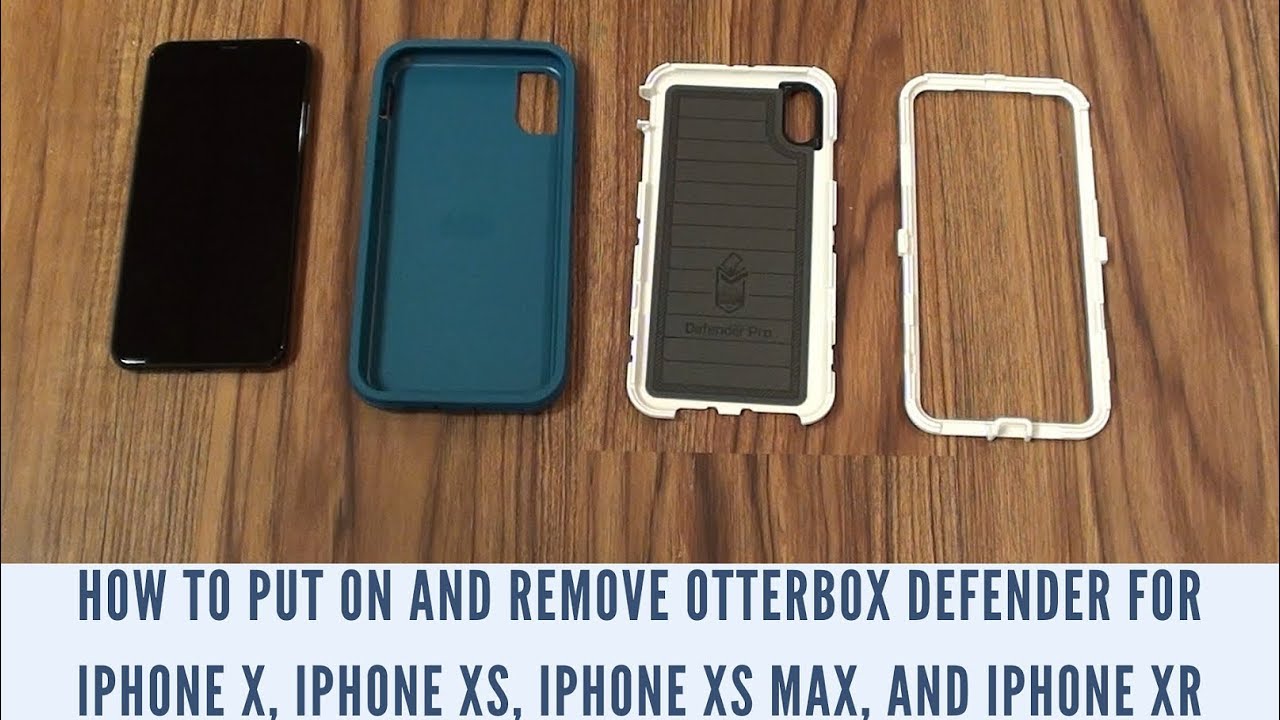 Как включить и удалить OtterBox Defender для iPhone X, iPhone XS, iPhone XS Max или iPhone XR