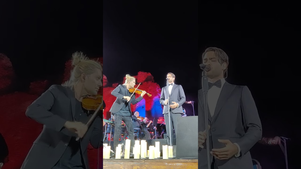 David Garrett ft. Matteo Bocelli - Ave Maria - live @ Taormina - Iconic tour June 18 2023