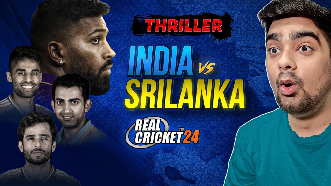SUPER THRILLER! INDIA Vs SRI LANKA Real Cricket 24 | RC 24