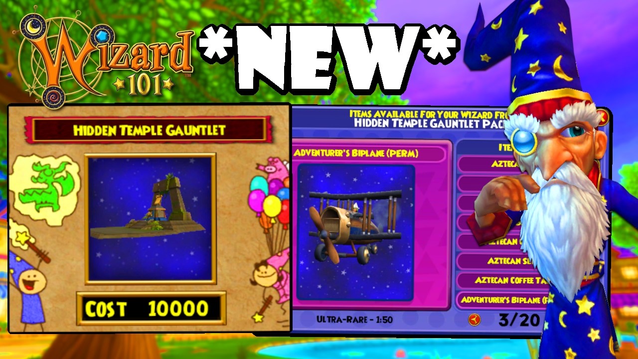 Wizard101: *НОВОЕ* обновление &laquo;Подземелье Скрытого Храма&raquo; наконец-то вышло!!