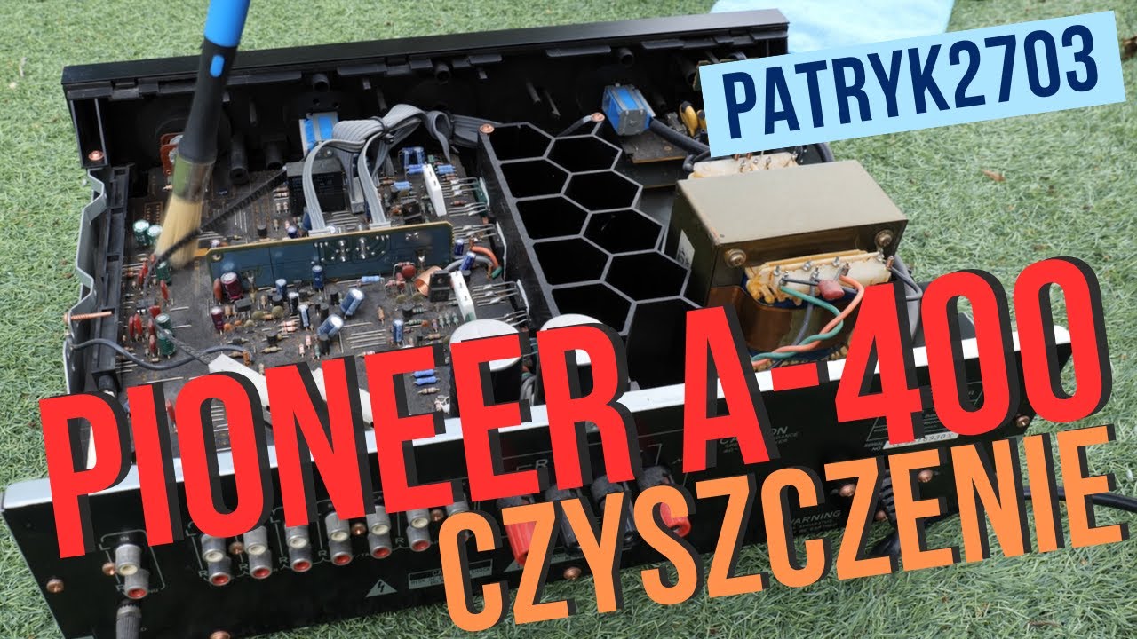 PIONEER A-400 CZYSZCZENIE / Patryk2703