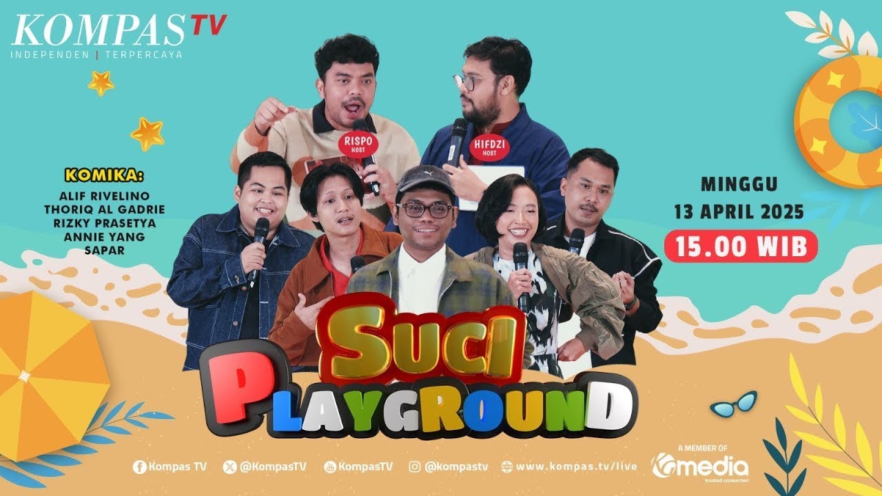 LIVE - Liburan Seru Bersama Komika: Hifdzi, Rispo, Rizky hingga Sapar | SUCI PLAYGROUND