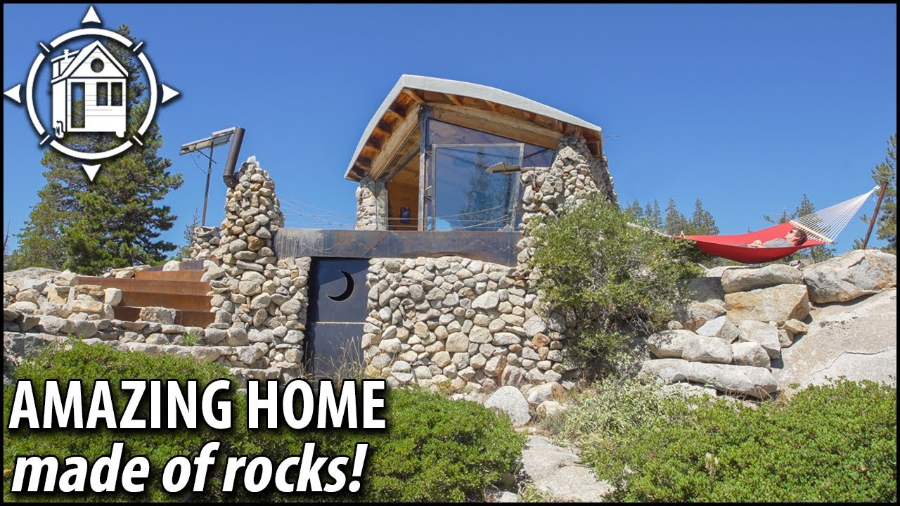 ROCK CABIN, построенный вручную, &mdash; это удивительный дом профессионального сноубордиста.