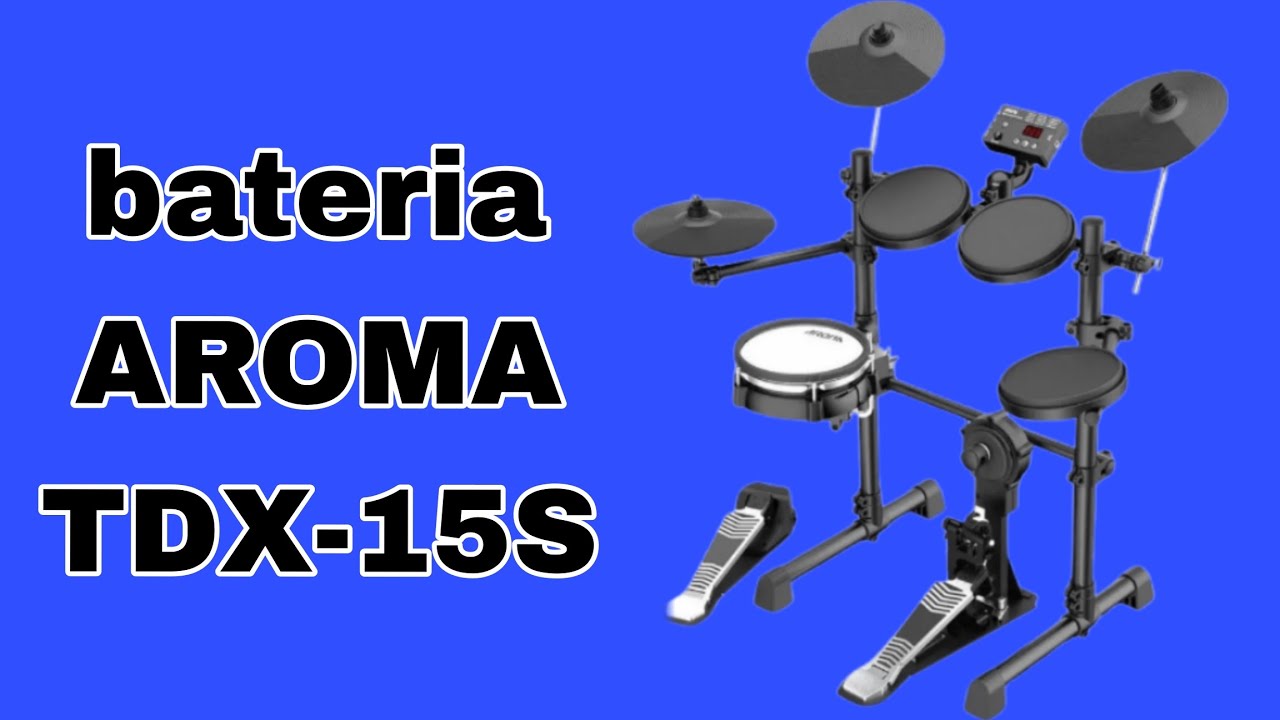 Bateria eletrônica aroma TDX-15S todos os timbres