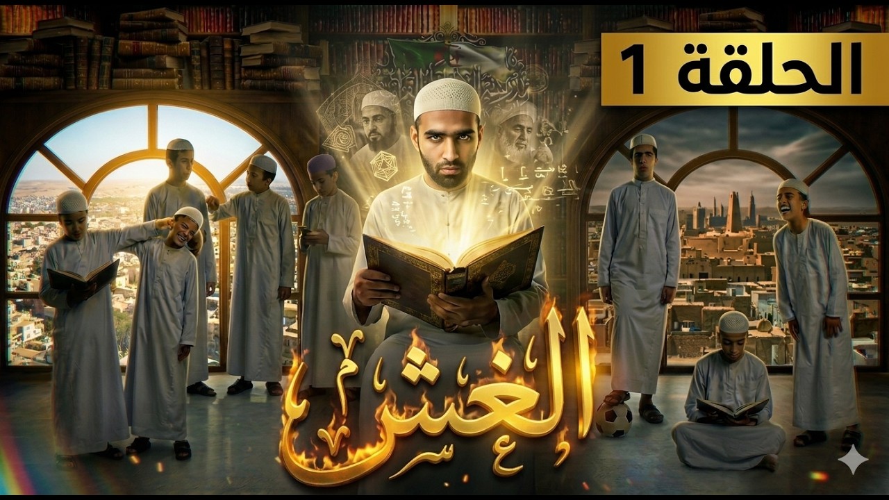 ‏ فيلم قصير بالمزابية مترجم الحلقة الأولى ،الغش ،مدرسة القرآنية