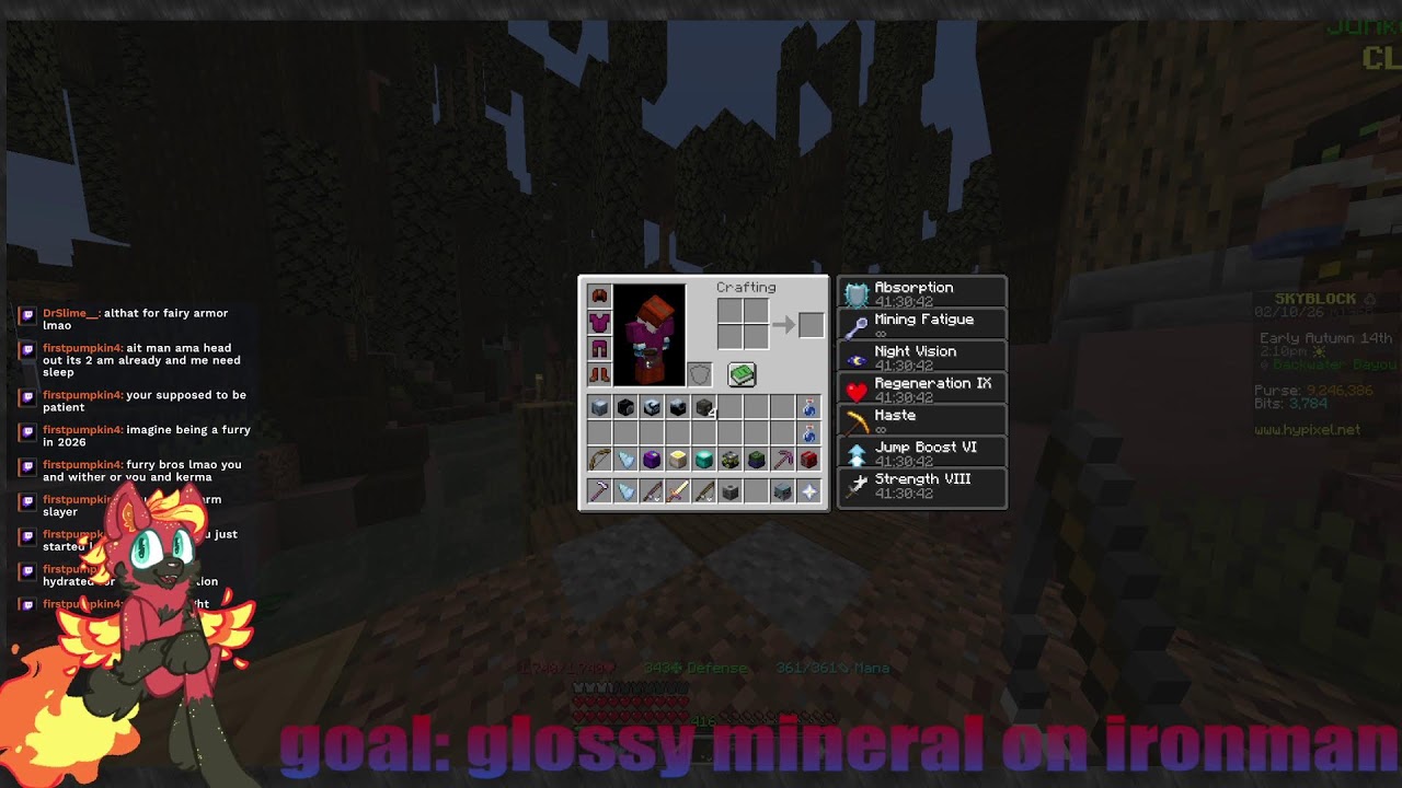 who is ready for fiesta? IRONMAN GRIND | Hypixel Skyblock