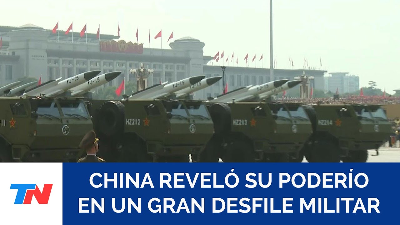 Drones, misiles de gran tamaño y armas láser: China mostró su poderío en un gran desfile militar