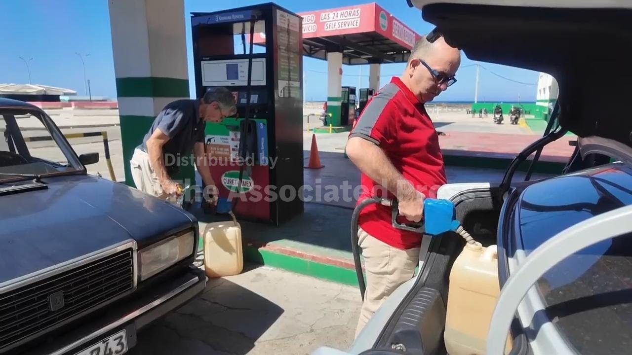 Cubans use digital platform to obtain rationed gasoline. Waiting times could take months