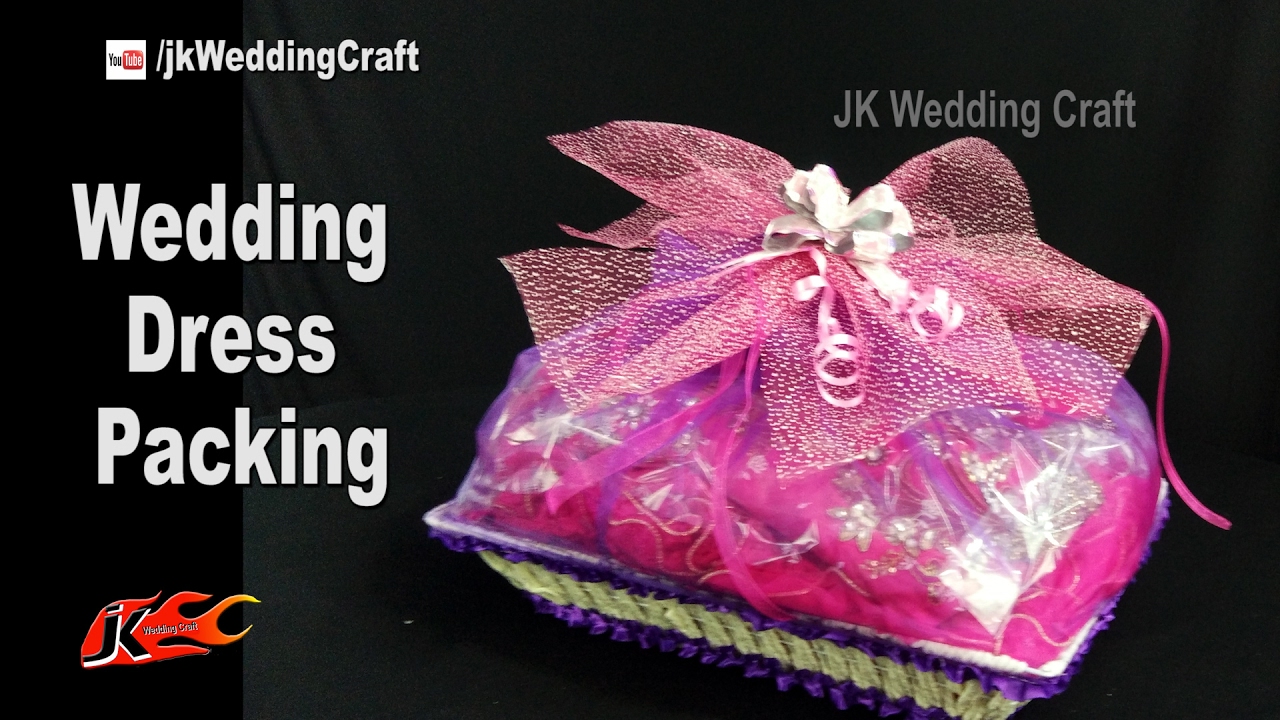 wedding dress packing |  How to pack Wedding Dress | JK Wedding Craft 120