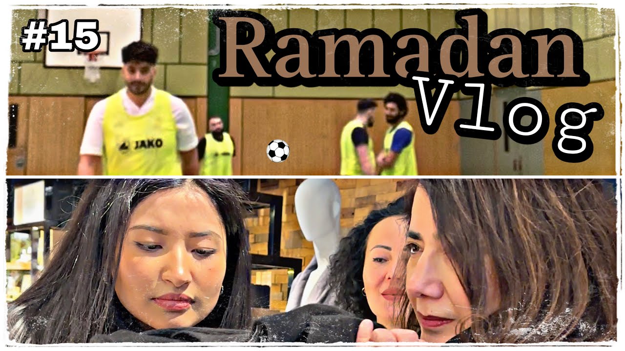 RAMADAN VLOG #15🎥🌙 Wir gehen zu Action 🛒 Traditionelles kicken in der Halle⚽️ | RabiaxEren
