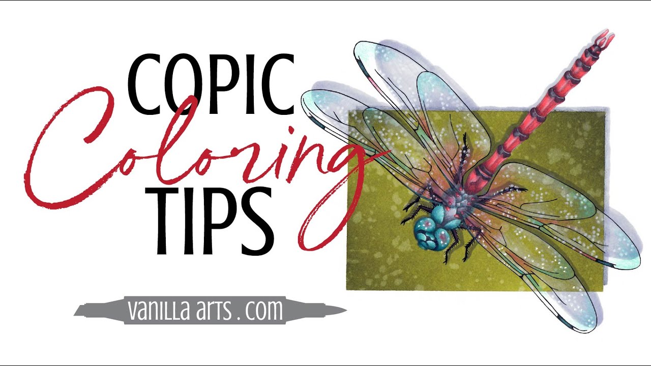 Copic Coloring Tips- Improve Your Coloring with Glazing