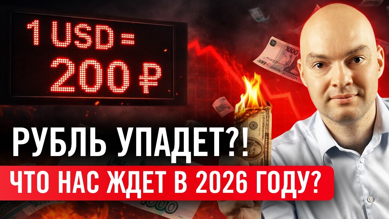 КУРС РУБЛЯ в 2026: плохие новости ДЛЯ ВСЕХ? Стоит ли волноваться за свои деньги и что будет дальше?