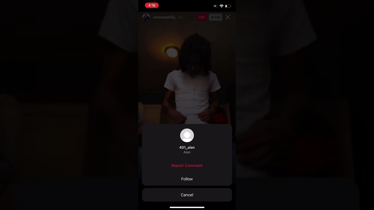 Lee Drilly Instagram Live