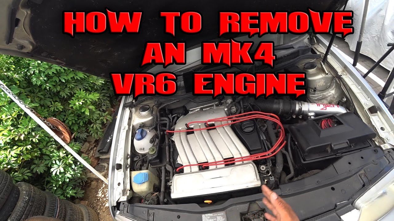 mk4 vr6 motor removal S7EP2