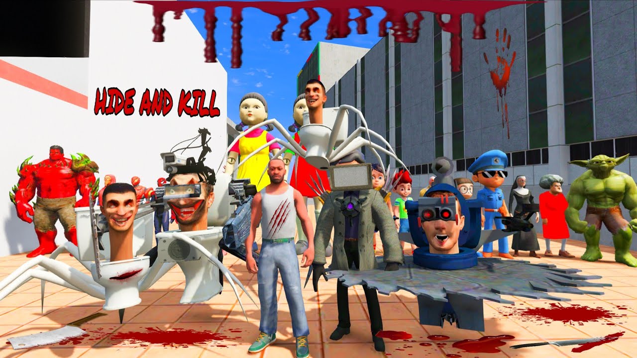 FRANKLIN PLAY HIDE AND KILL IN INDIAN BIKE DRIVING 3D