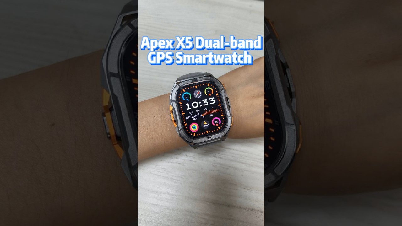 Explore more features! #rogbid #apexx5 #smartwatch #adventure #outdoors #workout #shorts #watch