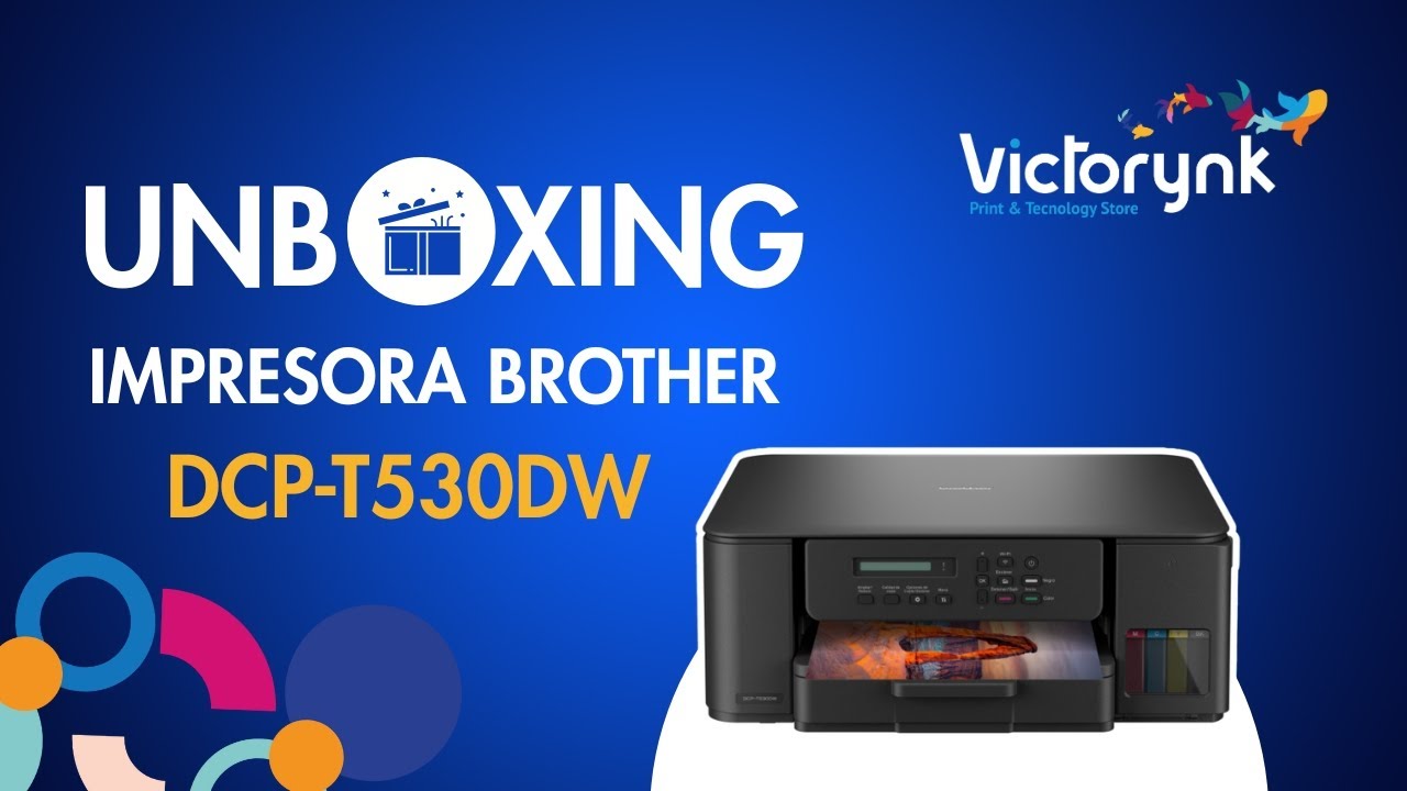 UNBOXING IMPRESORA BROTHER DCP-T530dw | VICTORYNK
