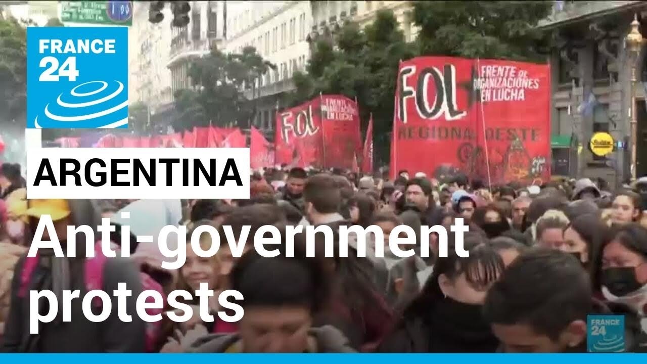 Thousands protest against government in inflation-ravaged Argentina &bull; FRANCE 24 English