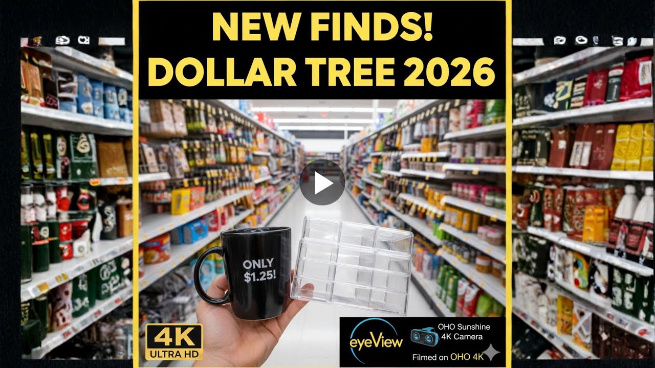 Dollar Tree 4K Walkthrough: POV Shopping with my OhO Sunshine 4K (No Commentary)