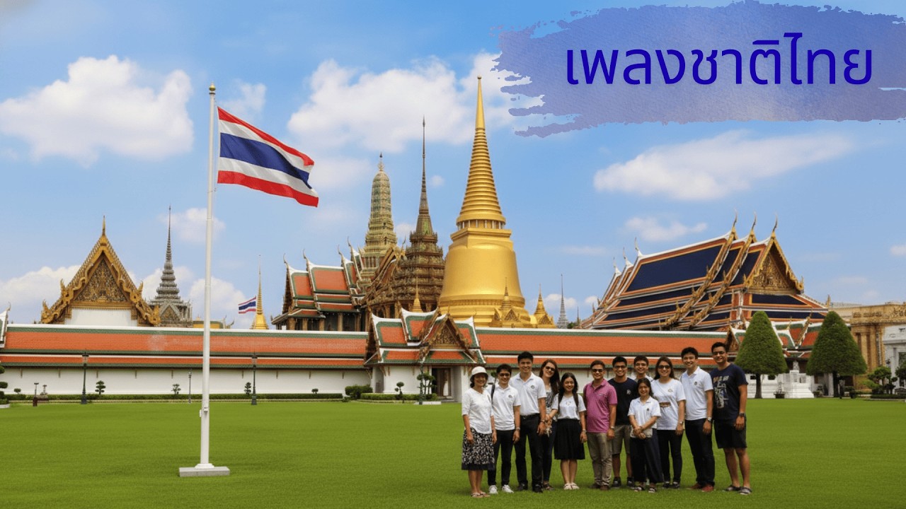 เพลงชาติไทย สร้างสรรค์โดย น.ส พรชนิตว์ กงไกรลาศ