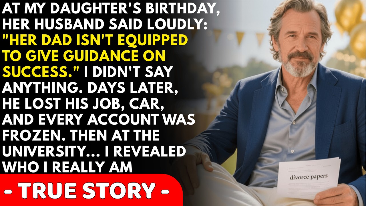 At My Daughter's Birthday, Her Husband Said 