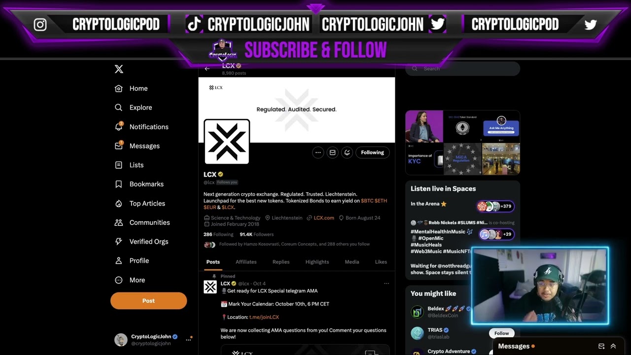 LCX AMA ON 10.10 | LCX IS A TOP 5 CRYPTO INVESTMENT! #xrp #cardano #worldeconomicforum