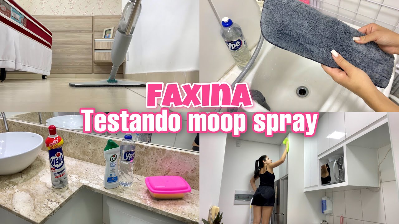 FAXINA NO AP + TESTEI O MOOP SPRAY