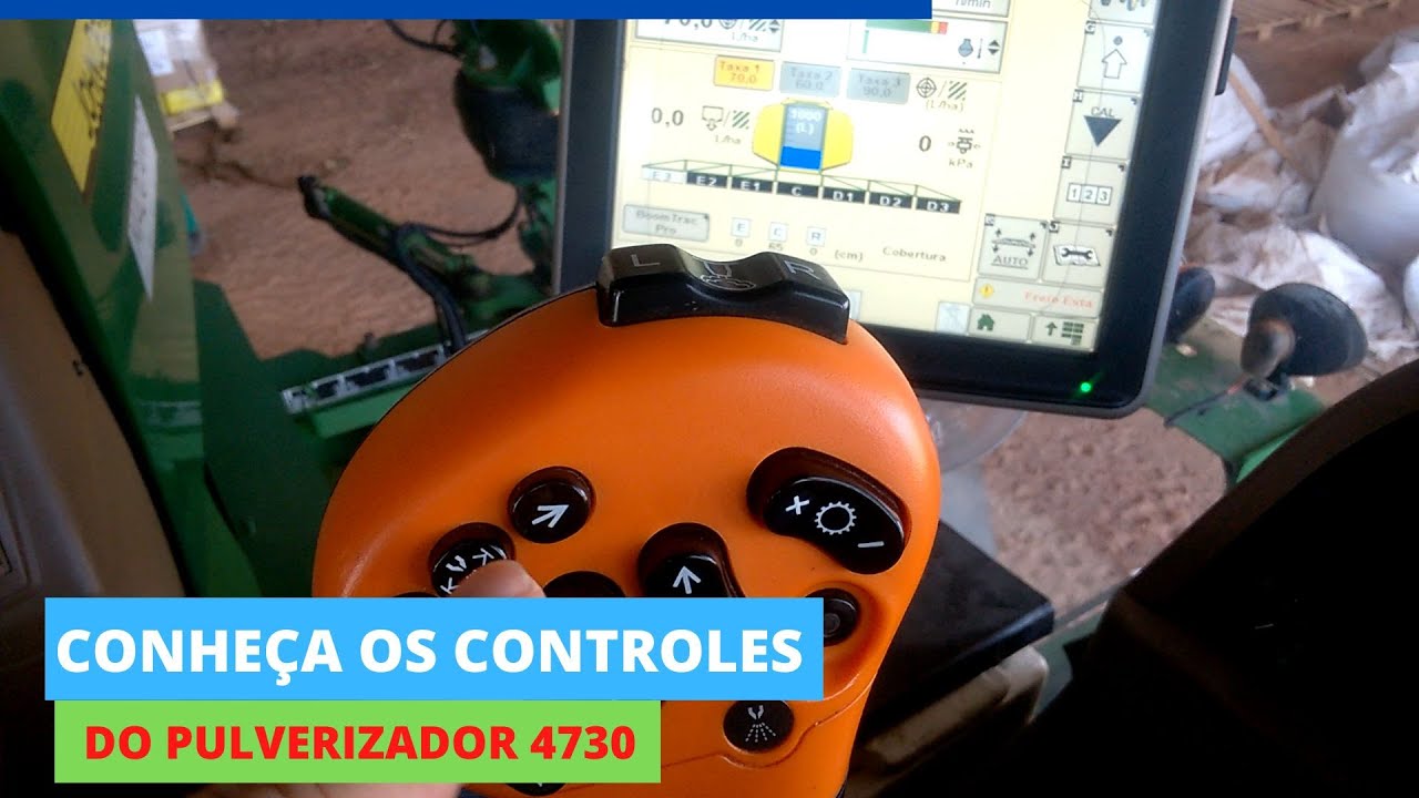 Conheça os controles do pulverizador 4730