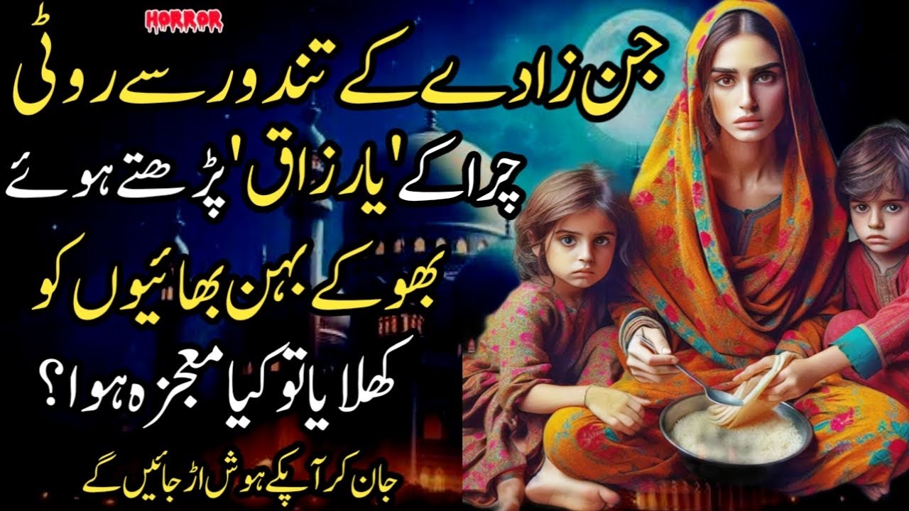 Jinzaday Ke Tandor Se Roti Chura Ke Ya Razaq Parhtay Hue Bhoky Behn Bhaiyon Ko Khilaya To Mojza Hoa