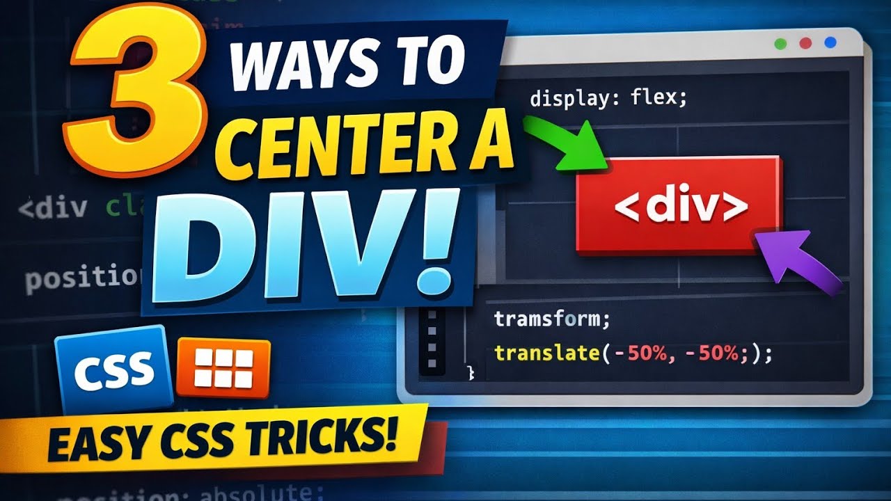 How to Center a Div in CSS (3 Easy Methods Explained)