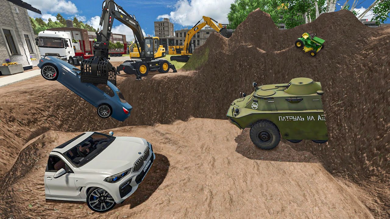 Fouille d'un Jardin à la Recherche de Voitures Enterrées (Roleplay) | Farming Simulator 25