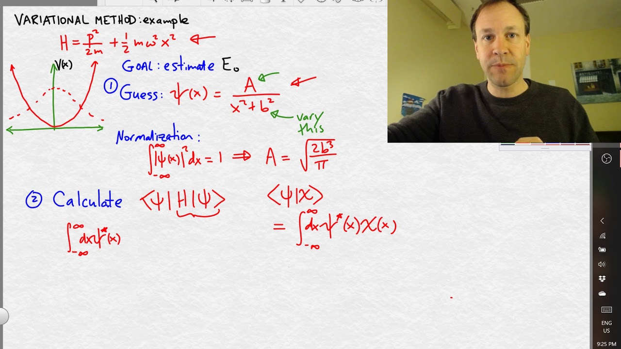 (#5): Variational Method: simple example
