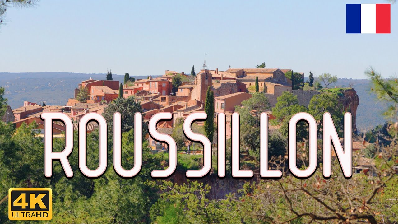 Roussillon 🇫🇷 🌞 Colorado in Provence, Tapiézo, The Ochre Trail, Delicatessen, walk tour [4K]