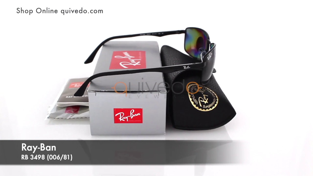 Ray-Ban RB 3498 006/81 - Occhiali originali completi di confezionie e certificati
