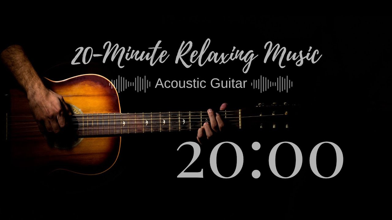 20 Minute Relaxing Music with Timer | Acoustic Escape