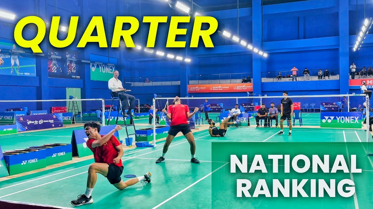 ASHITH SURYA/GANESH VITTALJI VS BHAVYA CHABRA/PARAM CHOUDHARY - NATIONAL RANKING BADMINTON-BANGLORE