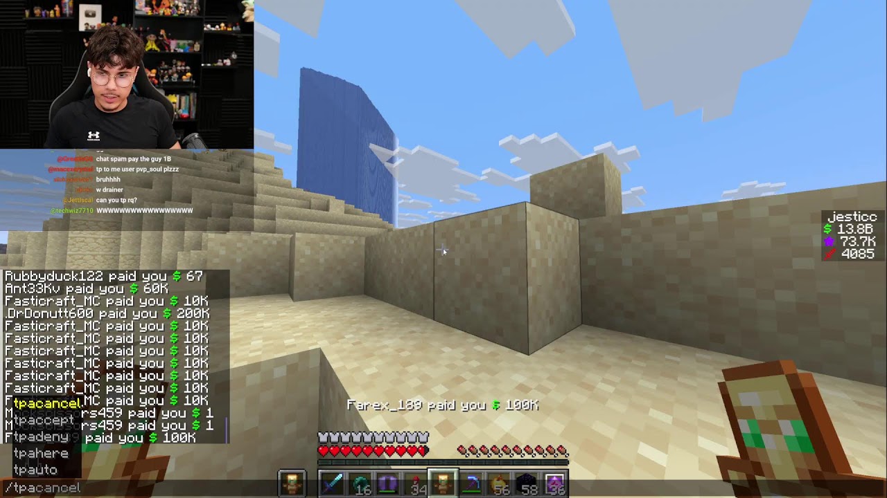 DONUT SMP LIVE | Rating Bases & Reacting
