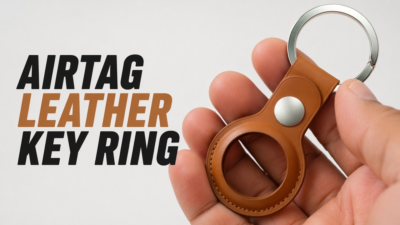 Apple AirTag Leather Key Ring Unboxing