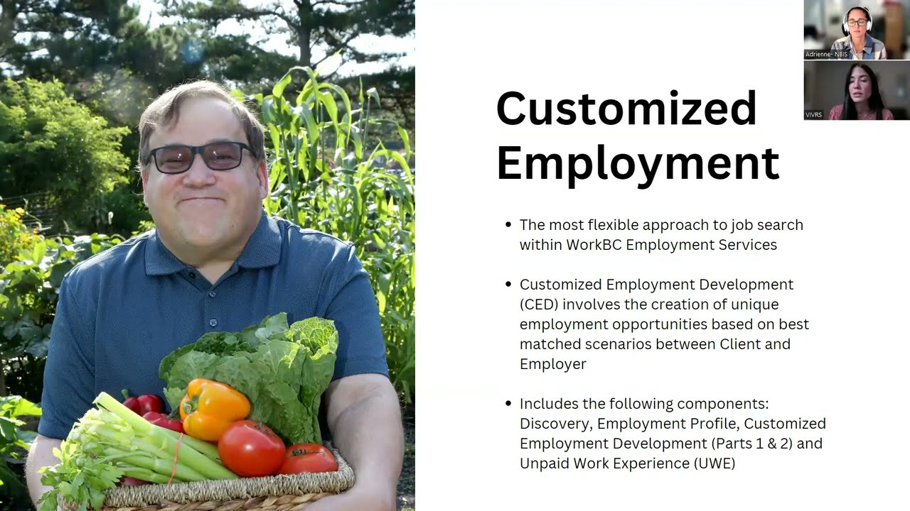 Vancouver Island Vocational & Rehabilitation Services (VIVRS) Informational Video for NBIS Clients