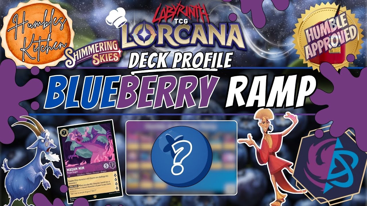 Humble's Kitchen: Blueberry Ramp (Sapphire/Amethyst) | Lorcana Shimmering Skies Deck Profile