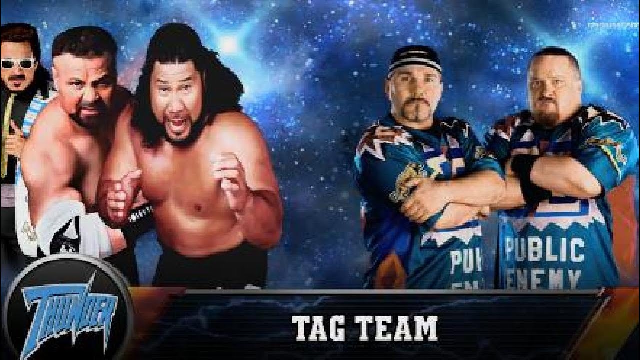 WCW2K25 May Week 1 WCW Thunder Match 2 Faces of Fear vs Public Enemy