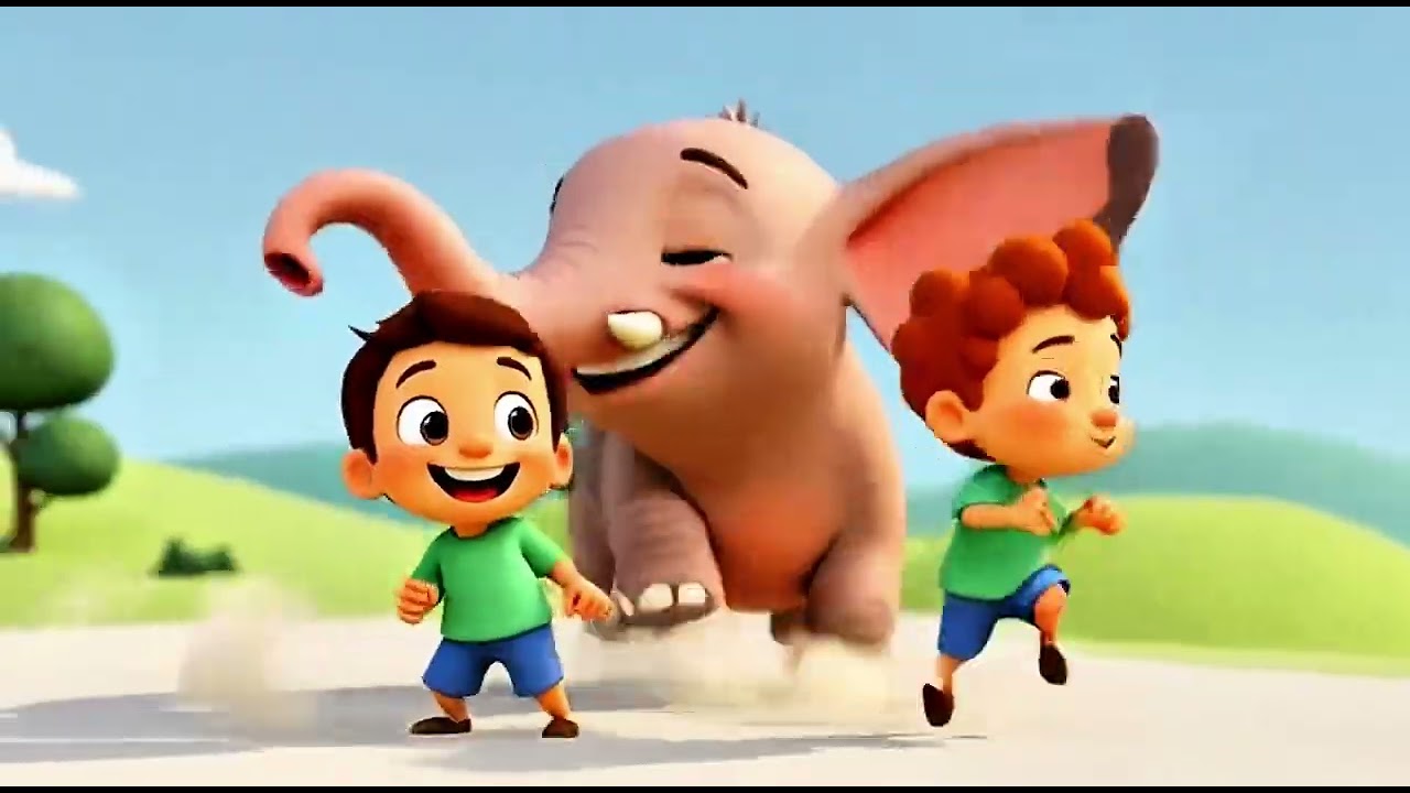 Jump jump party 🎉🥳 | Happy kid rhymes | #animatedrhymes #kidscartoon #kidssongs #nurseryrhymes 