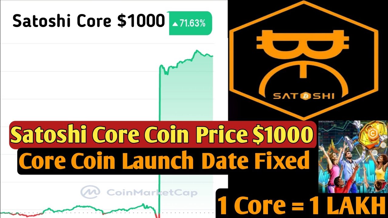 Satoshi Core Coin Price $1000 | Core Coin Launch Date Fixed