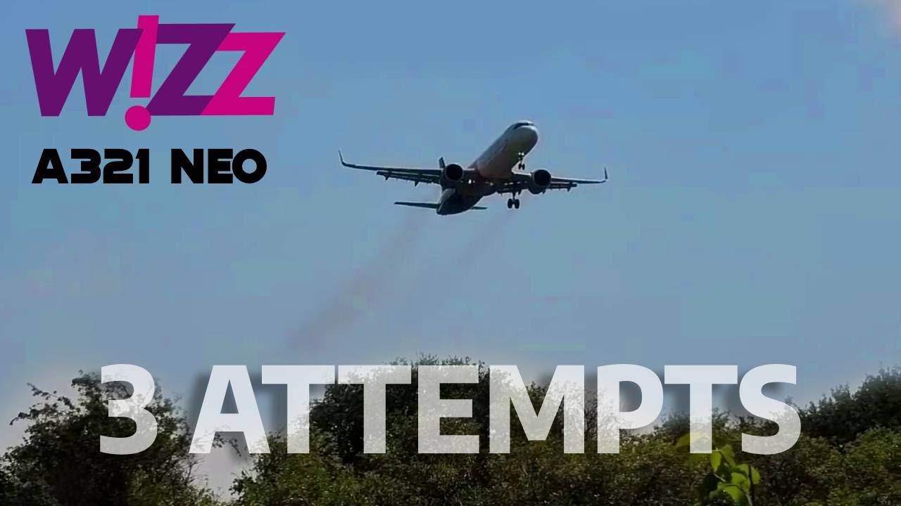 Airbus A321neo ✈️3 Approaches to Land at Birmingham Airport ( BHX )